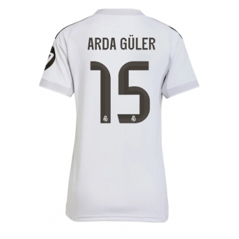Billige Fotballdrakt Real Madrid Arda Guler #15 Replika Hjemmedrakt Dame 2025-26 Kortermet